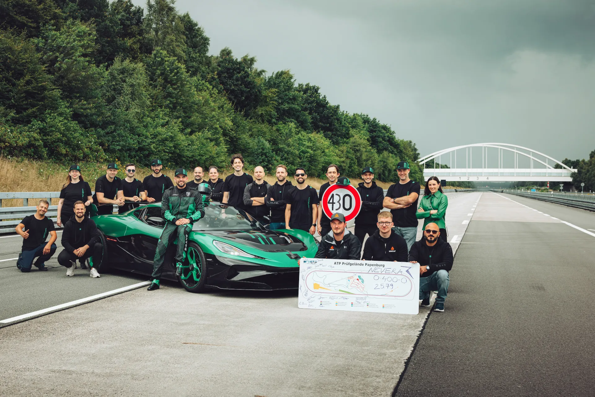 Más rápido que el pensamiento: los 24 récords mundiales del Rimac Nevera