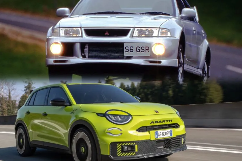 Mitsubishi EVO vs Abarth eléctrico