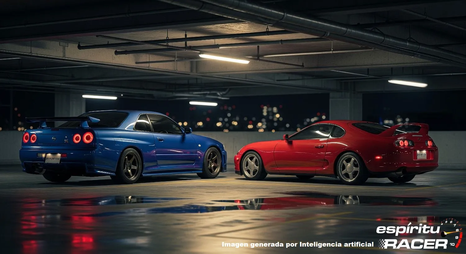 Nissan Skyline R34 contra Toyota Supra IV 4