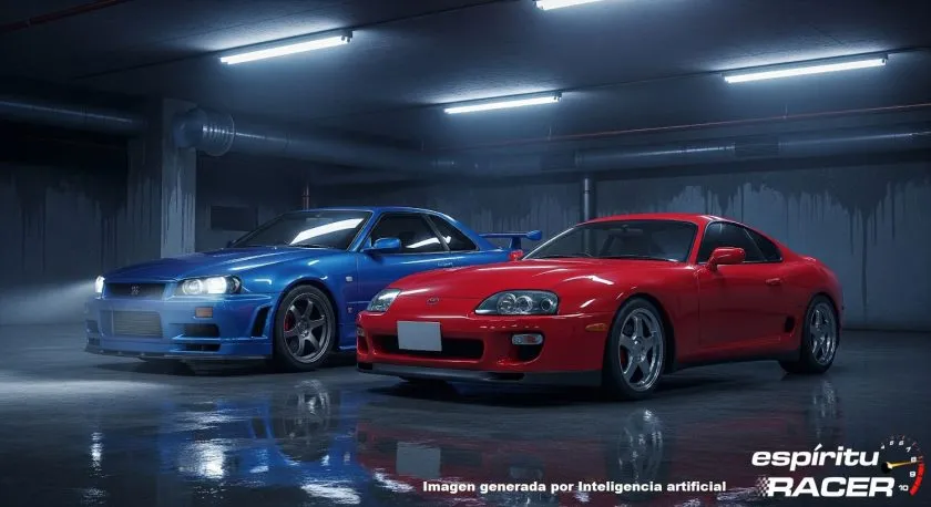 Nissan Skyline R34 contra Toyota Supra IV