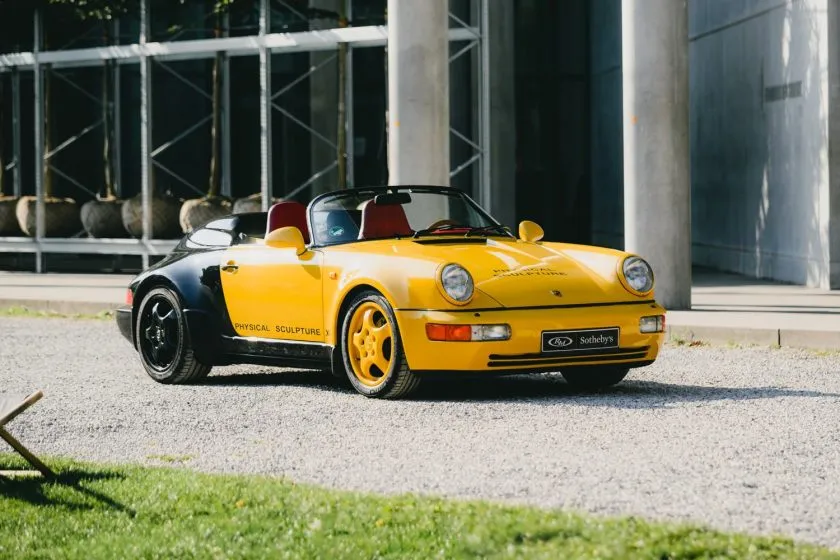 Porsche 911 Speedster 'Turbo Look' Physical Sculpture XI by Flatz (2)