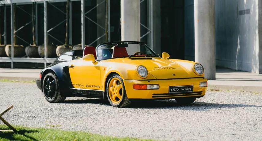 Porsche 911 Speedster 'Turbo Look' Physical Sculpture XI by Flatz (2)