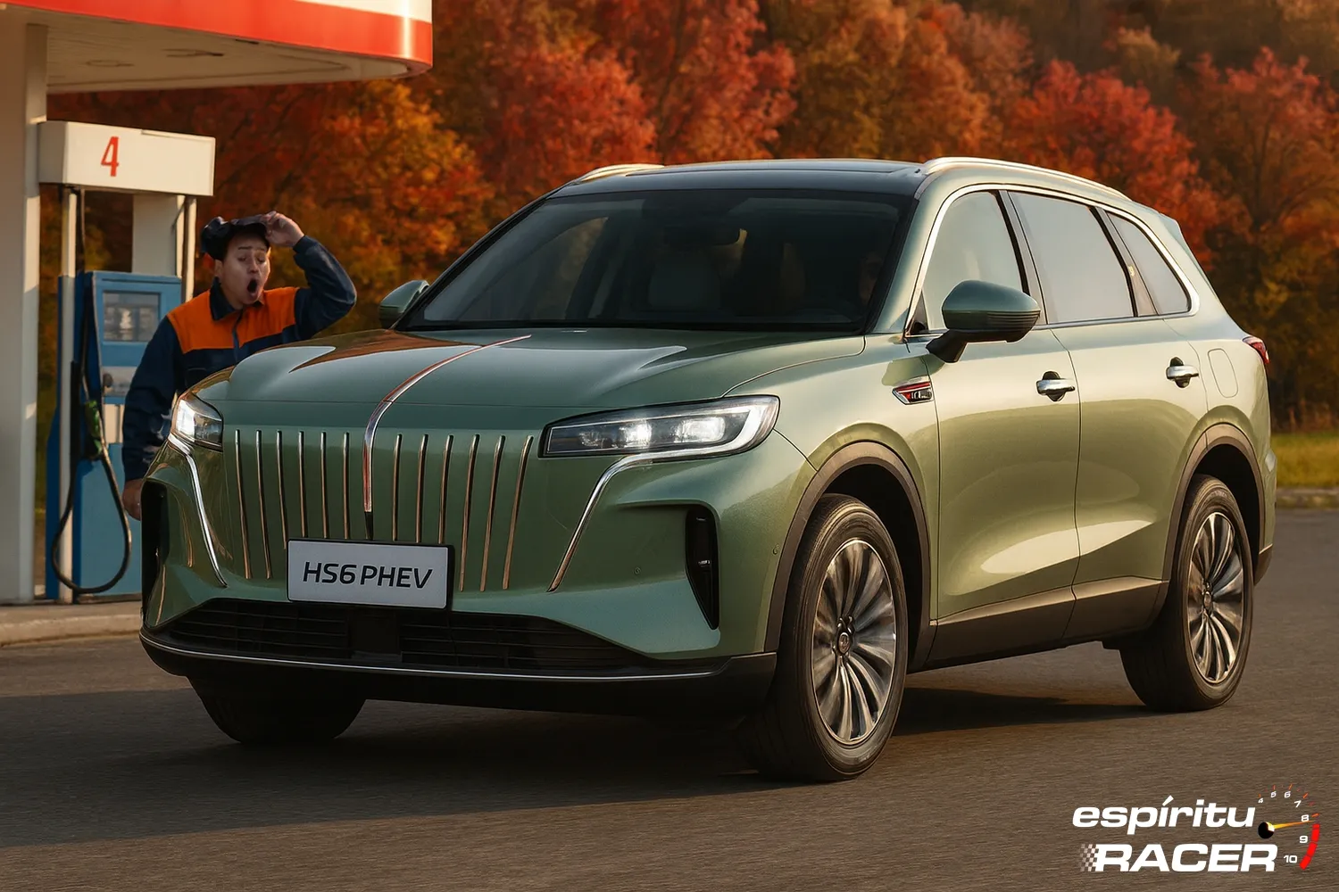 2.327 km con un depósito y una carga. El récord del Hongqi HS6 PHEV