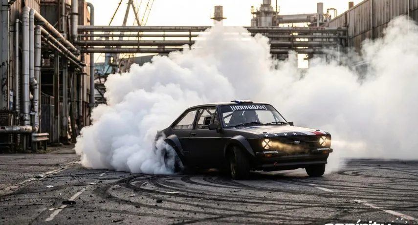Ford Escort Mk2 Hoonigan Ken Block Black AI Made JM Miana eR marzo 2026 (6)