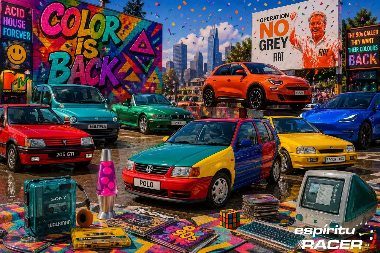 Los coches recuperan el color y ya iba siendo hora