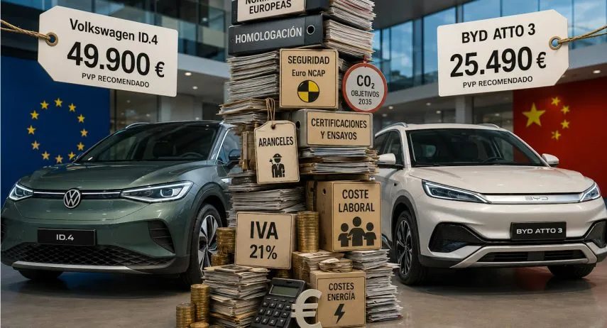 Coches europeos vs coches chinos