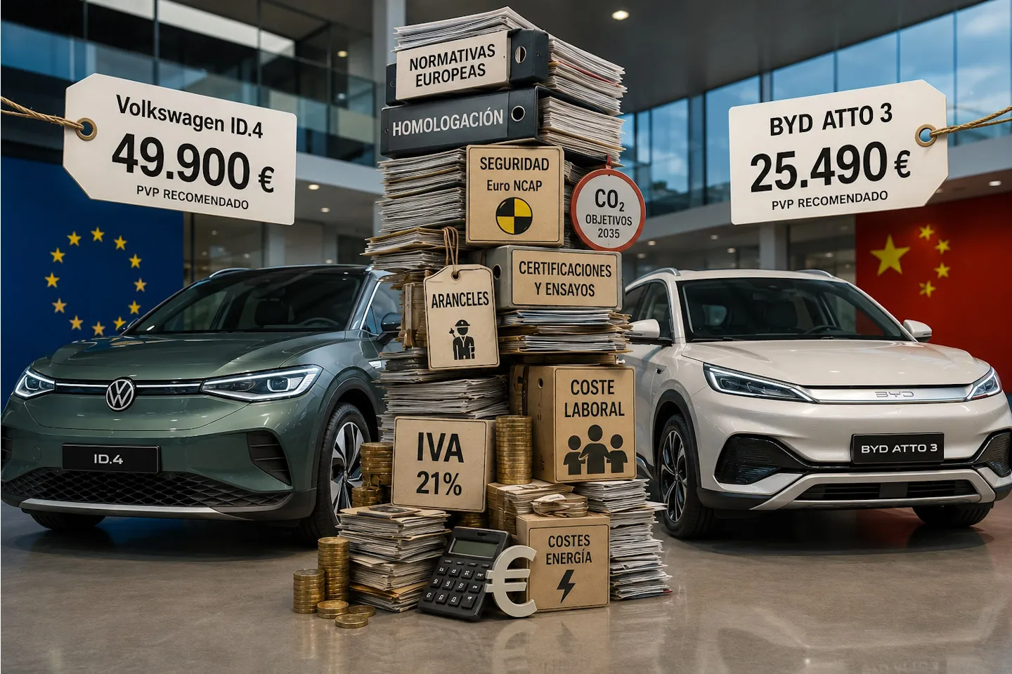 ¿Por qué un coche nuevo cuesta una fortuna en Europa mientras China los vende por el precio de un viaje organizado?