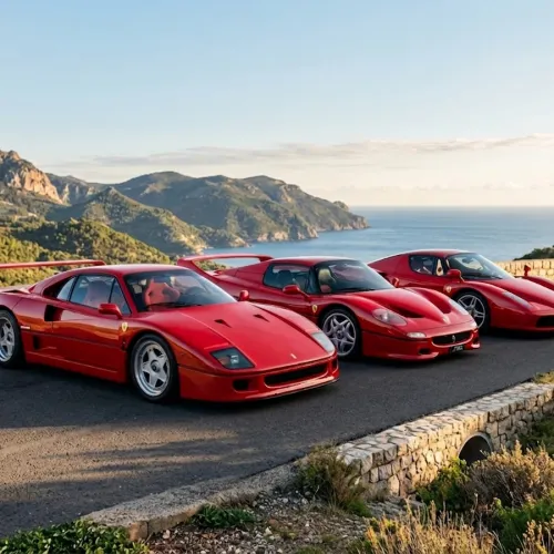 Ferrari F40, Ferrari F50 y Enzo
