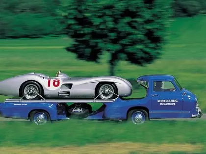 Mercedes Benz Rennwagen Schnelltransporter camion Mercedes alas de gaviota eR Junio 2026 (8)