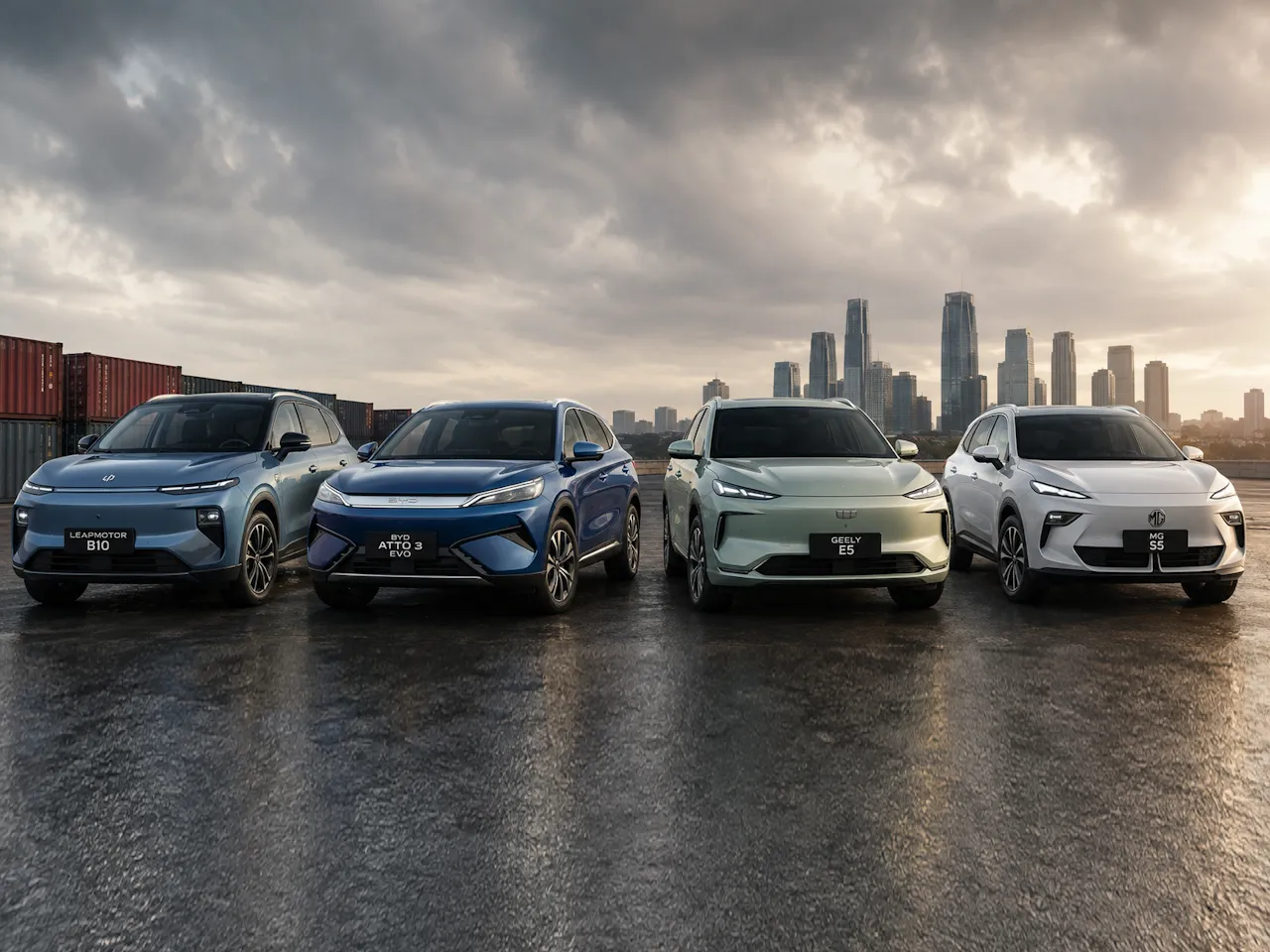 Leapmotor B10, BYD Atto 3 EVO, Geely EX5 y MG S5: la invasión definitiva de los SUV eléctricos chinos