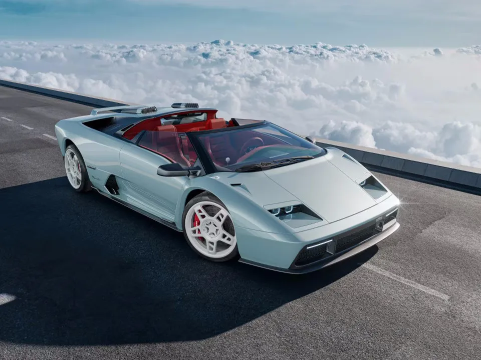 Eccentrica Diablo V12 Roadster: la reconstrucción definitiva de 542 CV obra del exingeniero jefe de Lamborghini