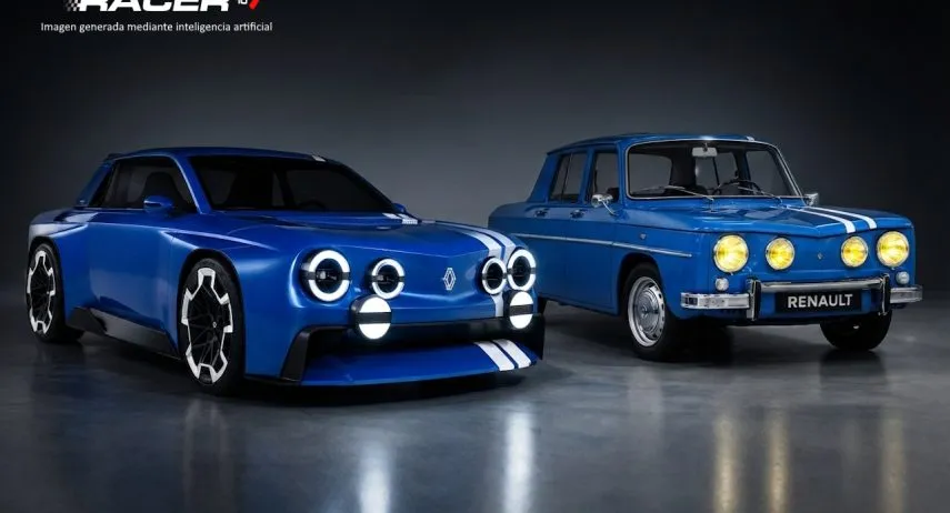 Renault 8 Gordini Concept vs Renault 8 Gordini