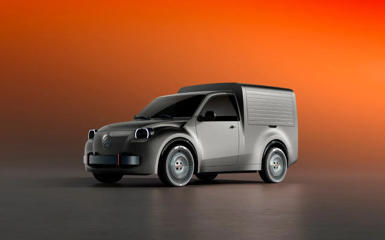 La Citroën 2 CV Fourgonnette vuelve como furgoneta eléctrica para hacer los recados