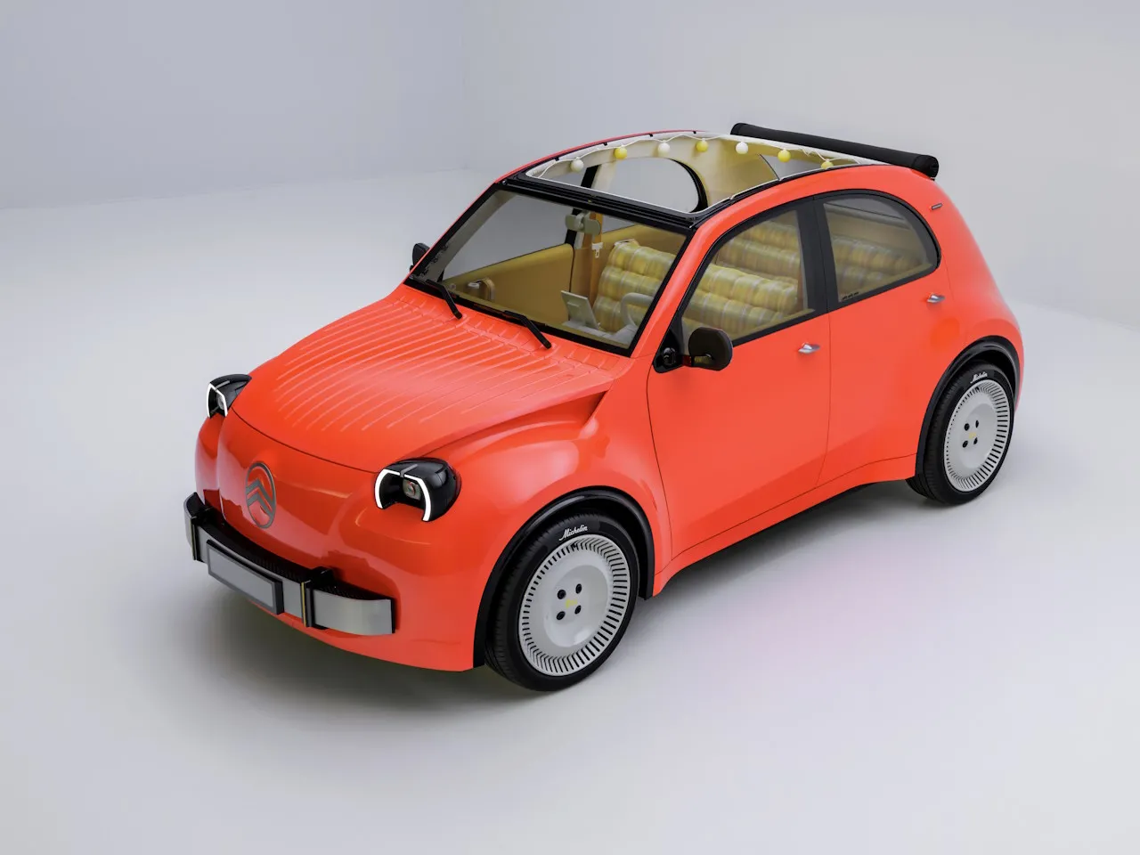 El futuro Citroën 2 CV eléctrico llegará a producción conservando el 80 % del prototipo visto en París